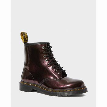 Dr Martens 1460 Sparkle Metallic Lace Up - Fialove Cizmy Damske, DR0221